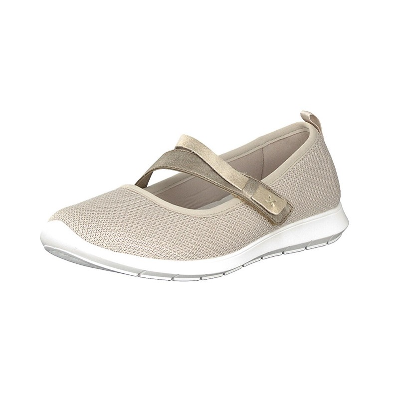 Slip On Rieker R7104-60 Para Mulher - Bege